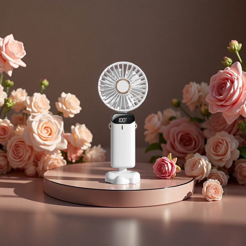 This small fan is a quiet and energy-saving household model with a power output of 200w and strong wind force, suitable for dormitories and offices details Picture