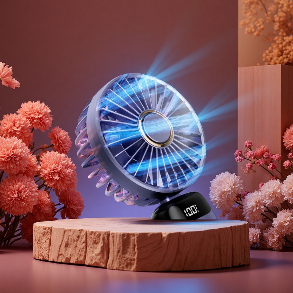 The 20-inch household silent and energy-saving electric fan with strong wind force is suitable for dormitories and offices details Picture