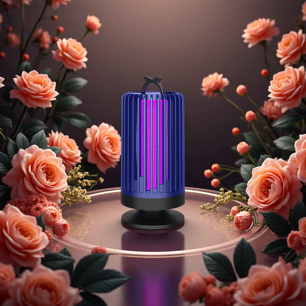 Household mosquito-killing lamp, high-efficiency silent mosquito repellent lamp, indoor special type, non-toxic and safe Specification image