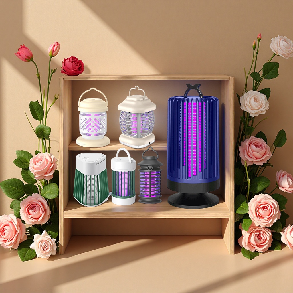 Household mosquito-killing lamp, silent and highly efficient mosquito repellent lamp, indoor dedicated electric mosquito swatter, a mosquito-killing wonder details Picture