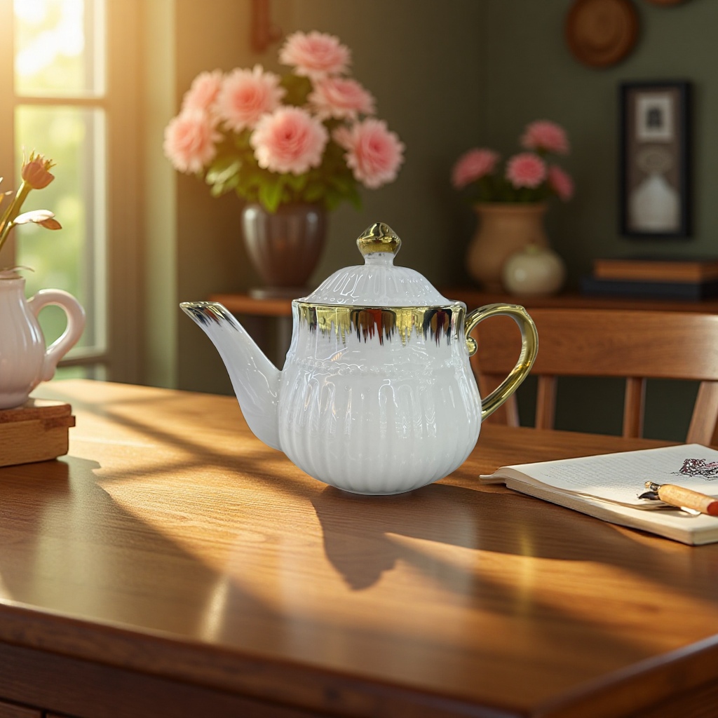 Purple clay health-preserving water kettle, household brewing teapot, breathable and heat-resistant lid Application Scenario