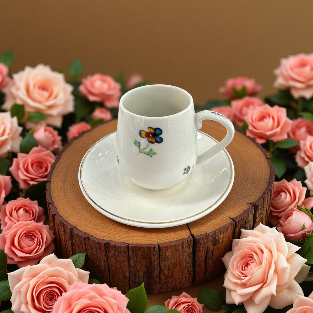 Coffee cup and saucer set, home bone China exquisite tea set gift box Application Scenario