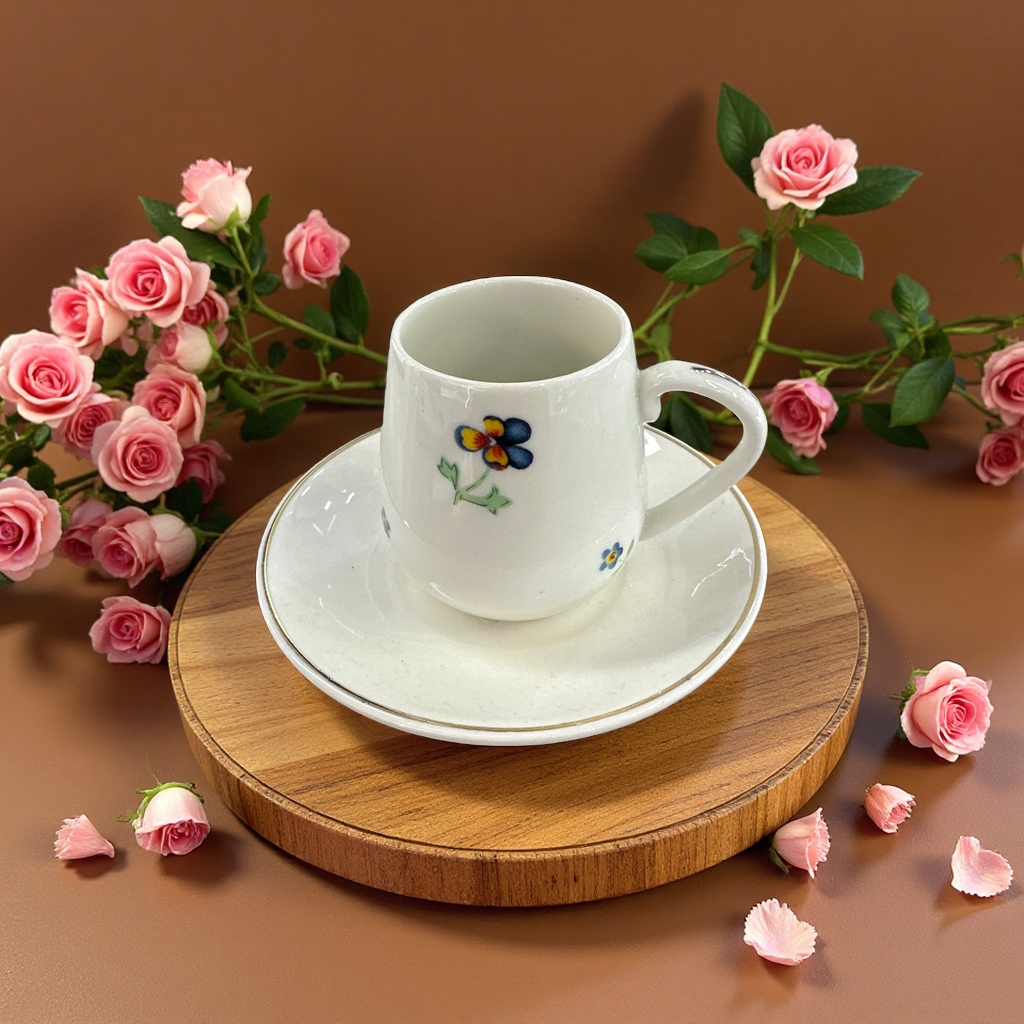 Coffee cup and saucer set, home bone China exquisite tea set gift box