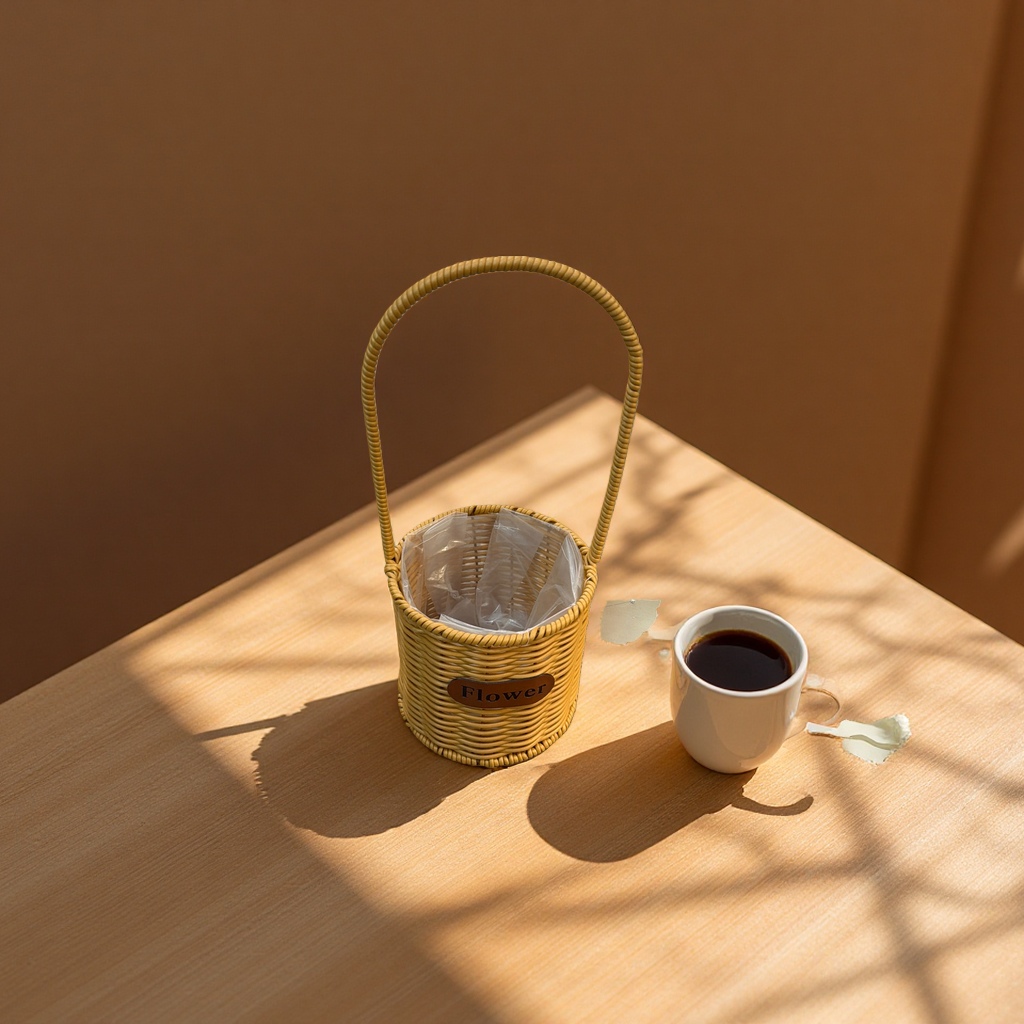 购物篮家用收纳篮大容量竹编篮子客厅厨房多用途置物篮