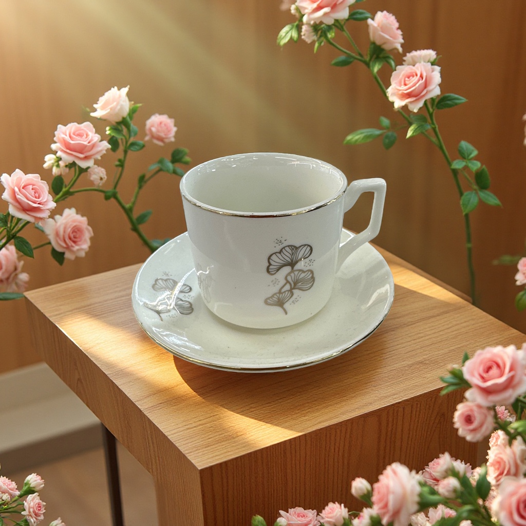 Starbucks 12-ounce portable heat-resistant coffee cup with a simple and elegant lid design for both office and home use