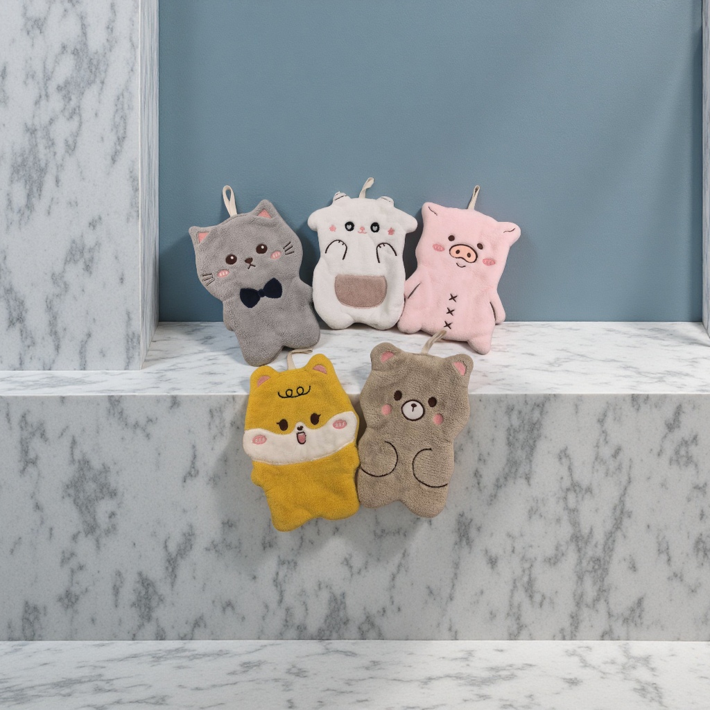 卡通虾饺擦手巾毛巾180g 柔软吸水可爱儿童浴巾