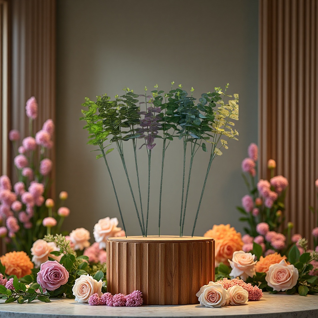 盆栽植物细节图