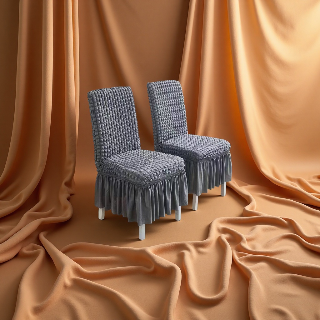 Hotel table and chair covers, bubble yarn chair covers, warm home decoration products chair covers Application Scenario