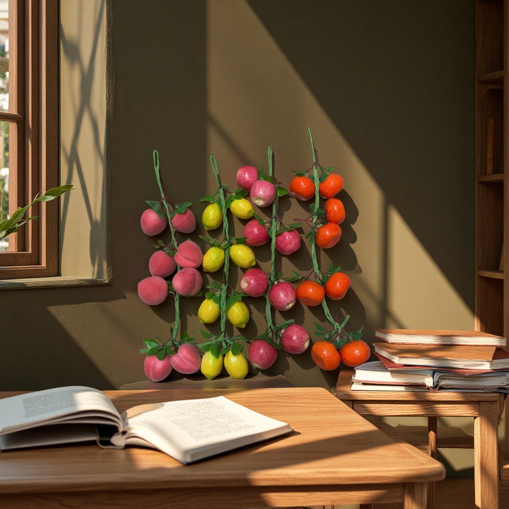 仿真水果果串高仿精致摆盘装饰甜品配件