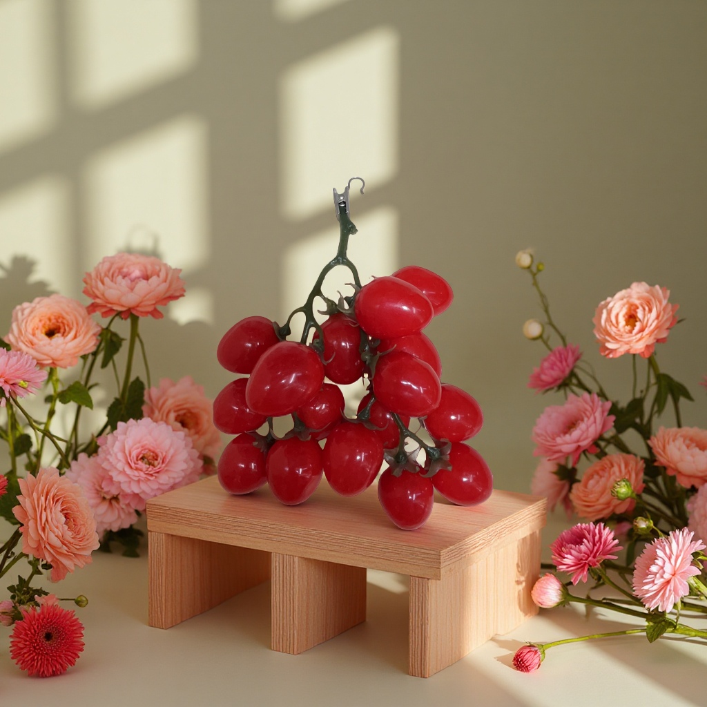Cherry tomatoes, fresh fruits organically grown, red cherry tomatoes, sweet, crisp and juicy, family size 144047825 Specification image