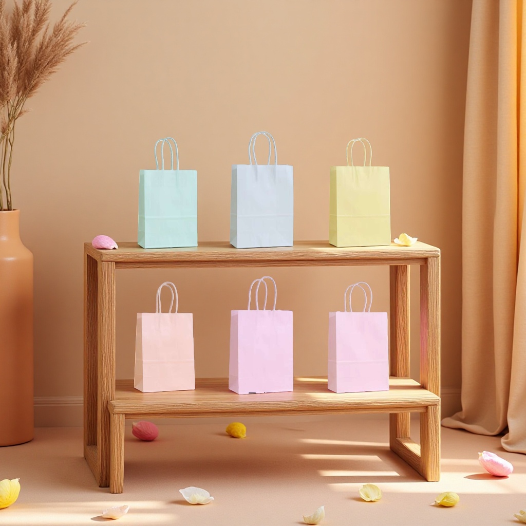 塑料手提袋实物图