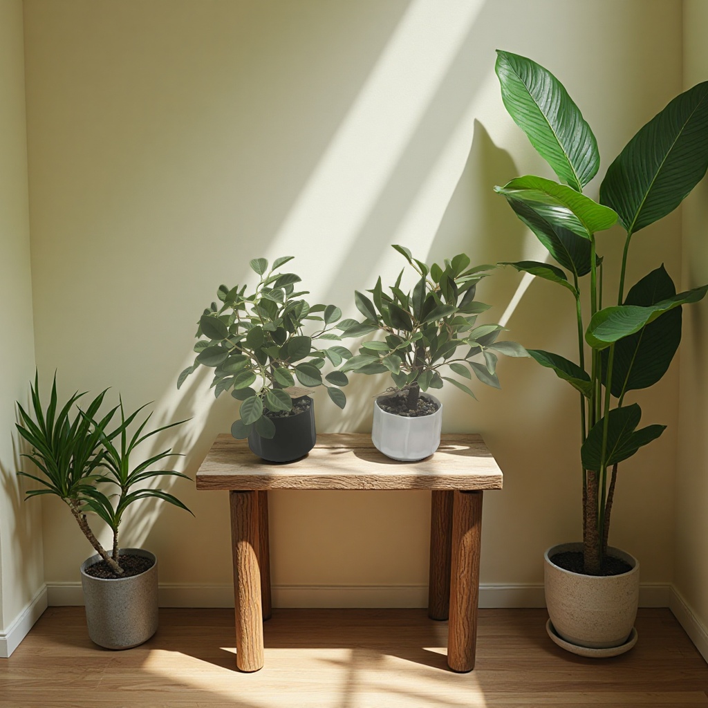 Sanrio Green Plant potted succulent Acrylic Vase Set for indoor plant and flower supplies Application Scenario