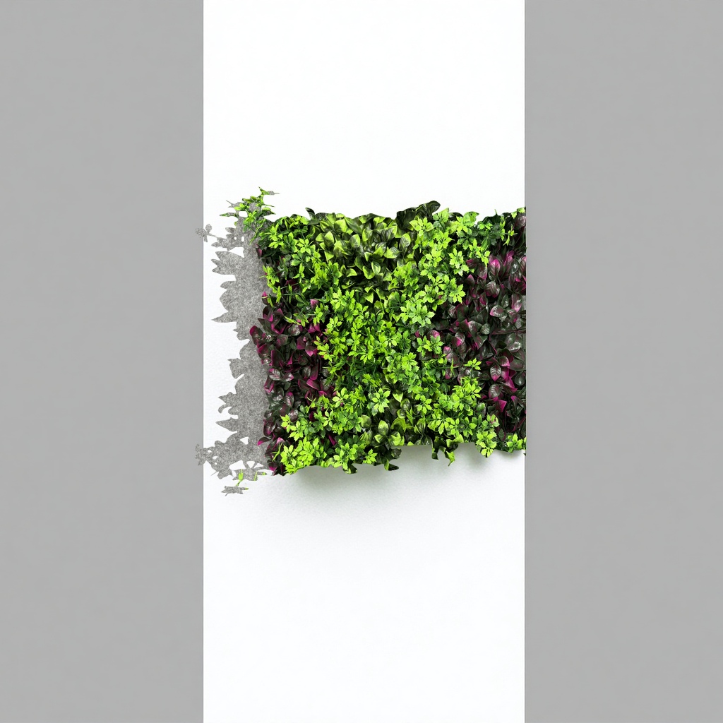 40 by 60 artificial plant wall, lawn and green plants for indoor greening and beautification Application Scenario