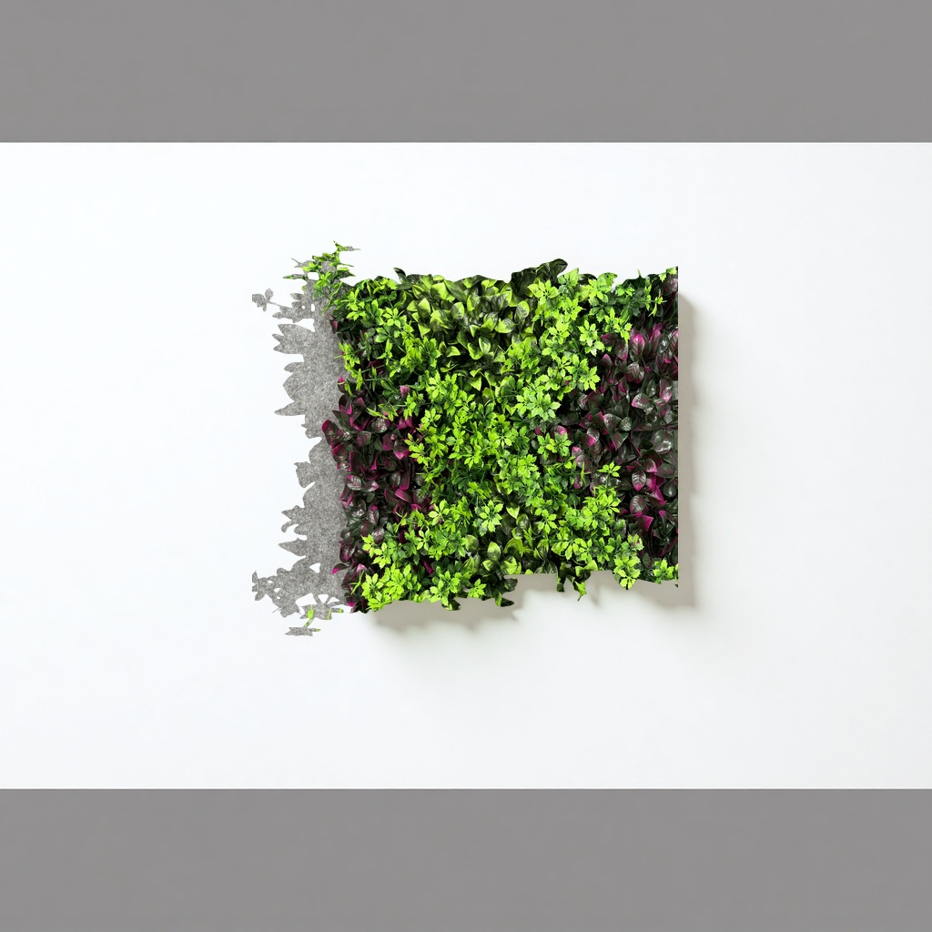 40 by 60 artificial plant wall, lawn and green plants for indoor greening and beautification Specification image
