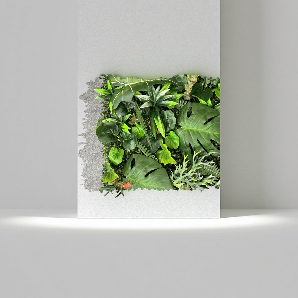 50cm50cm artificial plant wall, lawn and green plants for indoor greening Specification image