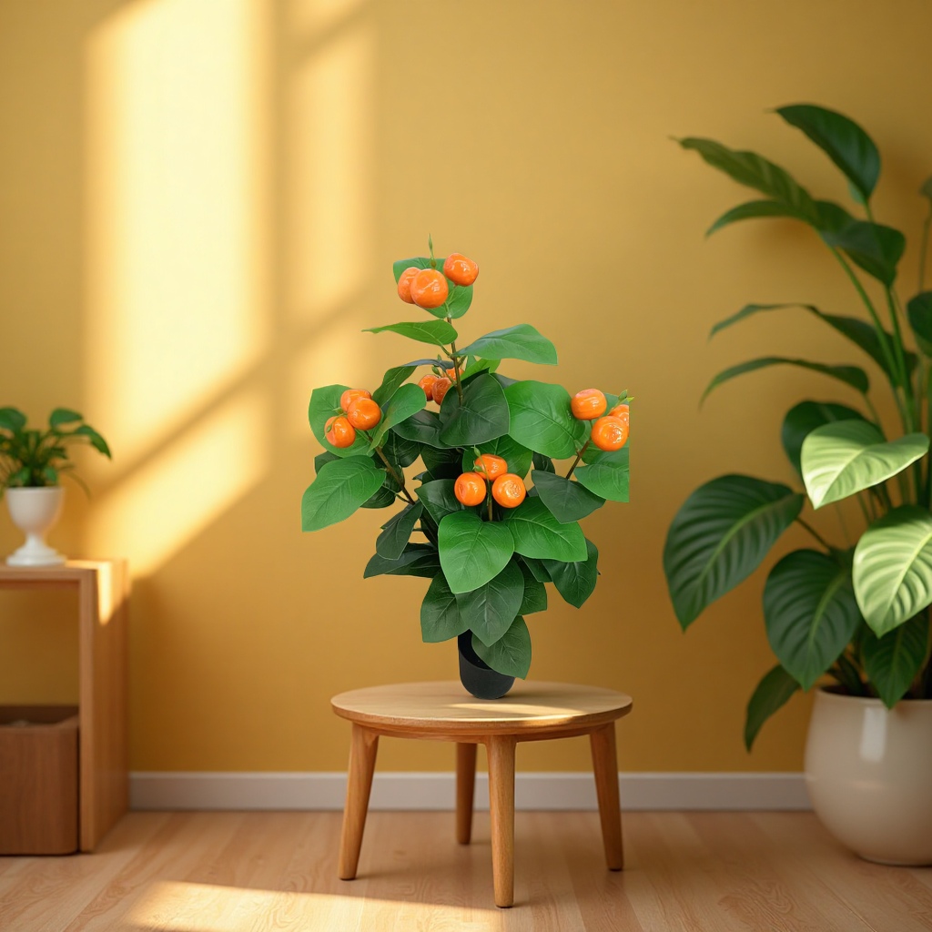 盆栽植物细节图