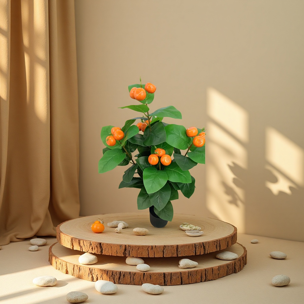 盆栽植物细节图