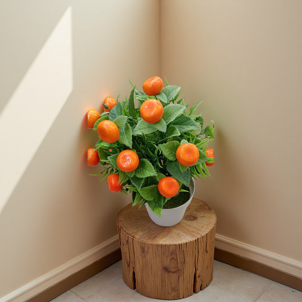 Green plant succulent potted plant acrylic vase combination set Specification image