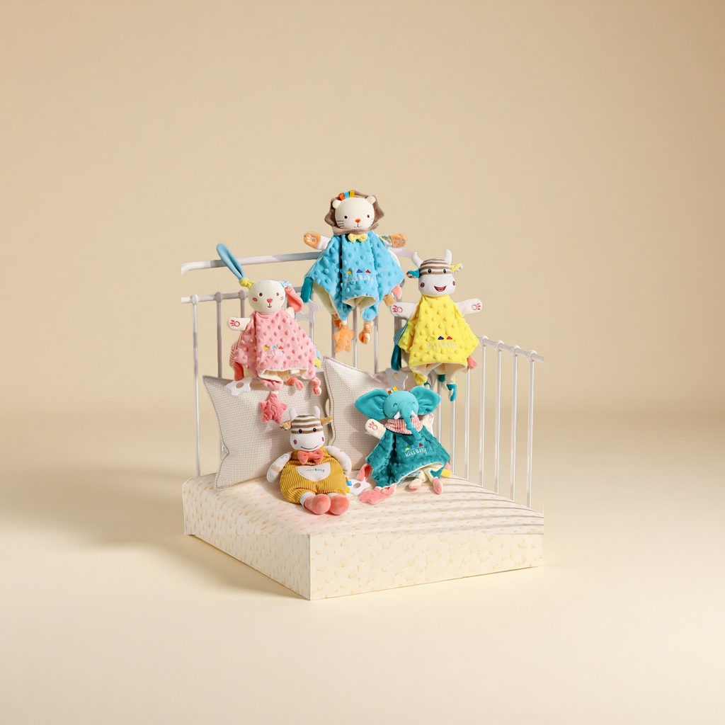 婴儿摇签运毛绒玩具陪伴解压神器柔软安全