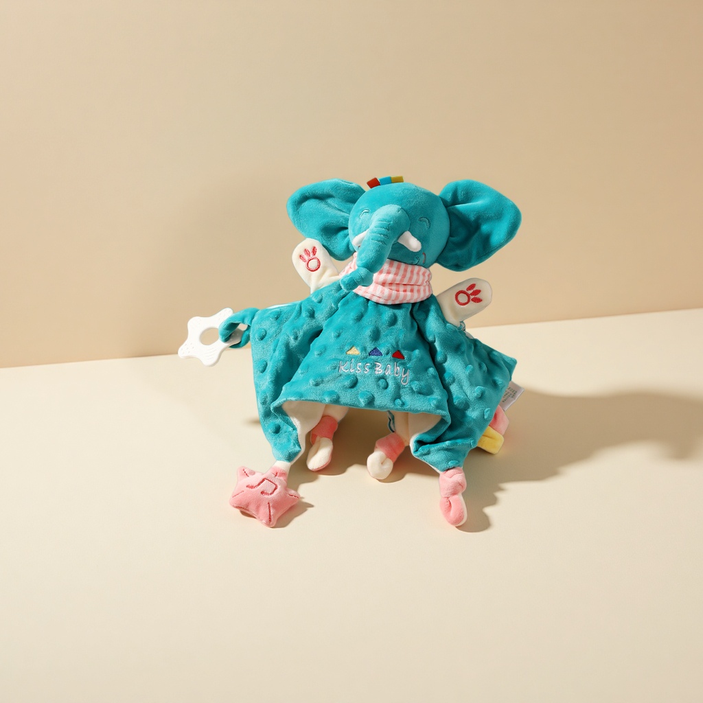 A soft and safe companion for babies to shake and transport plush toys for stress relief Application Scenario