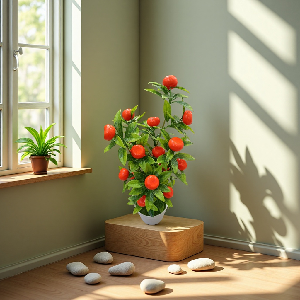 Sanrio Green Plant Succulent Potted Plant Acrylic Vase Set for Green Home Application Scenario