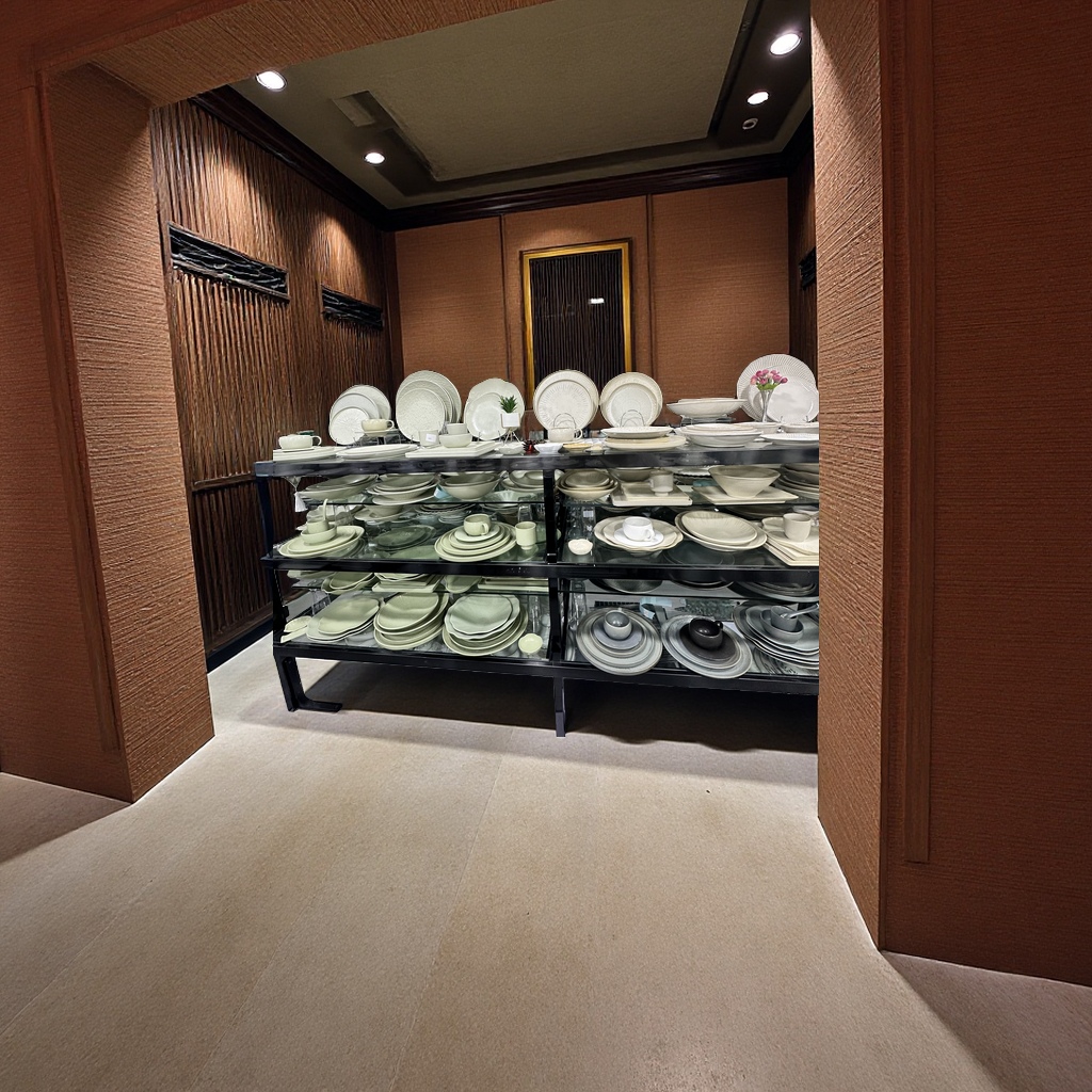 New 2026 color glaze four-color super cost-effective plates, bowls, coffee cups and saucers Application Scenario