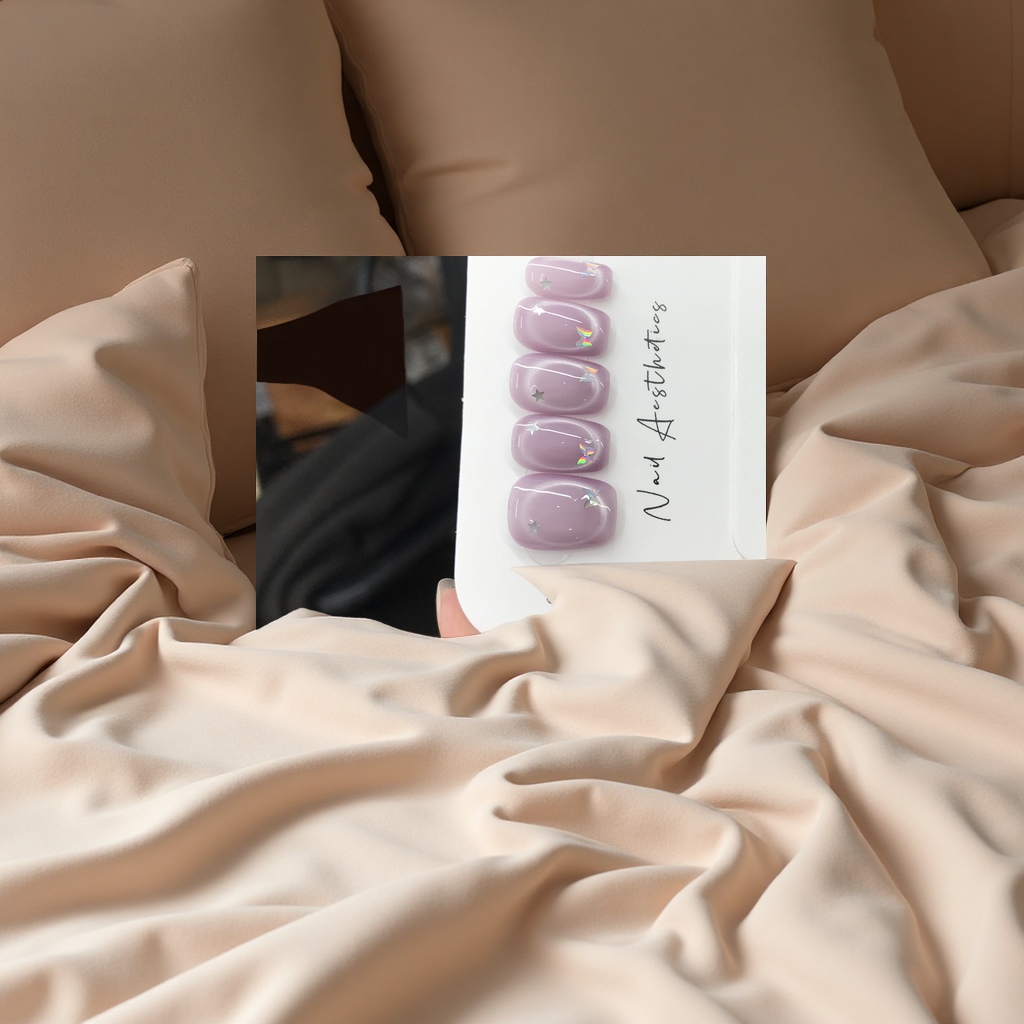 纯手工猫眼时尚系列穿戴甲 精致闪亮百搭美甲款式155801406