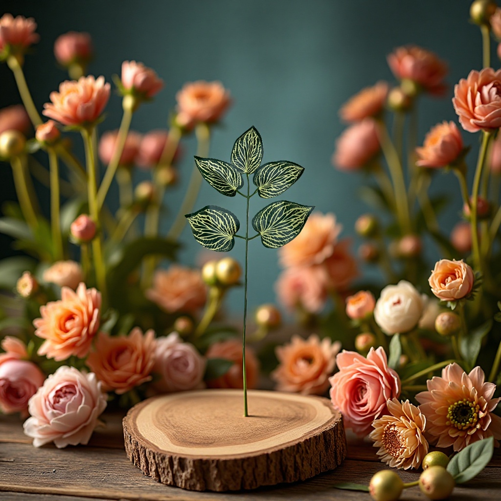 5杈叶CHF-0509植物多肉盆栽绿植花卉室内观赏盆栽细节图