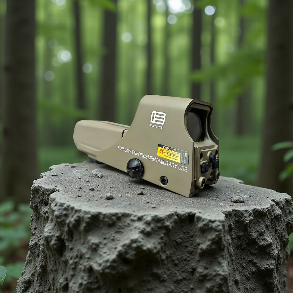 552全息红点沙色瞄准镜高清晰夜视防抖精准射击