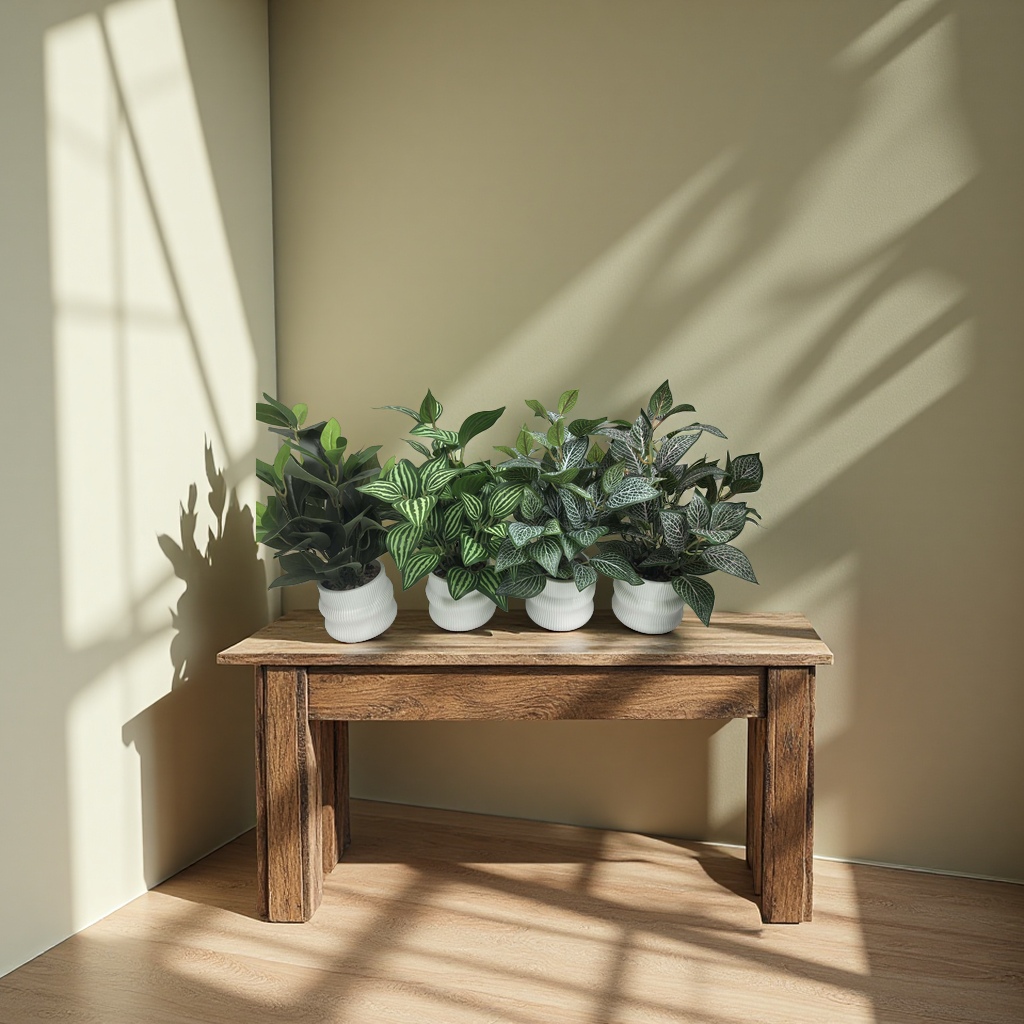 Sanrio green plant potted succulent acrylic vase, cute plant decoration details Picture