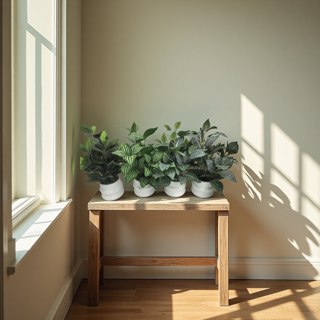 Sanrio green plant potted succulent acrylic vase, cute plant decoration Application Scenario