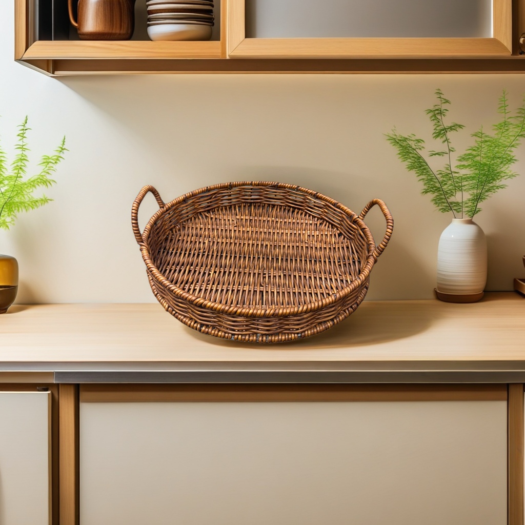 工艺品果蓝创意摆件家居装饰品简约风格收纳篮温馨小物