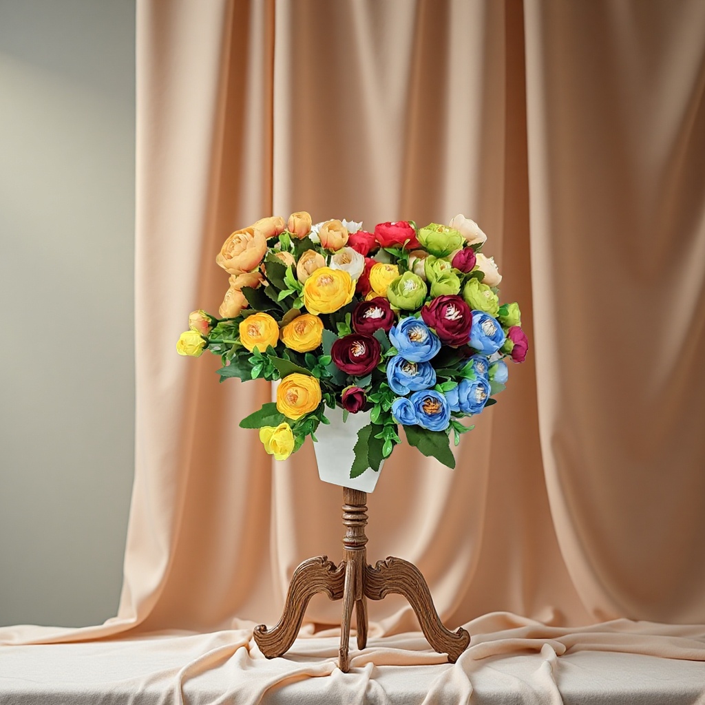 仿真花礼盒实物图