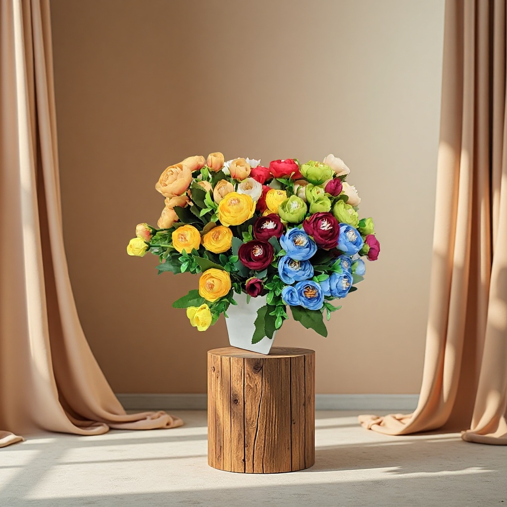 仿真花卉细节图