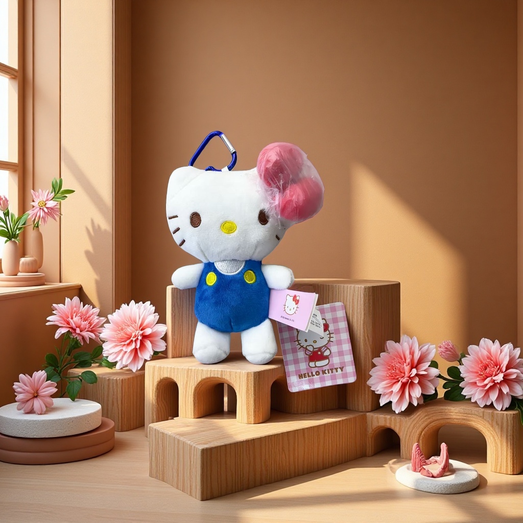 KT猫毛绒玩具可爱软萌抱枕玩偶日常陪伴礼物