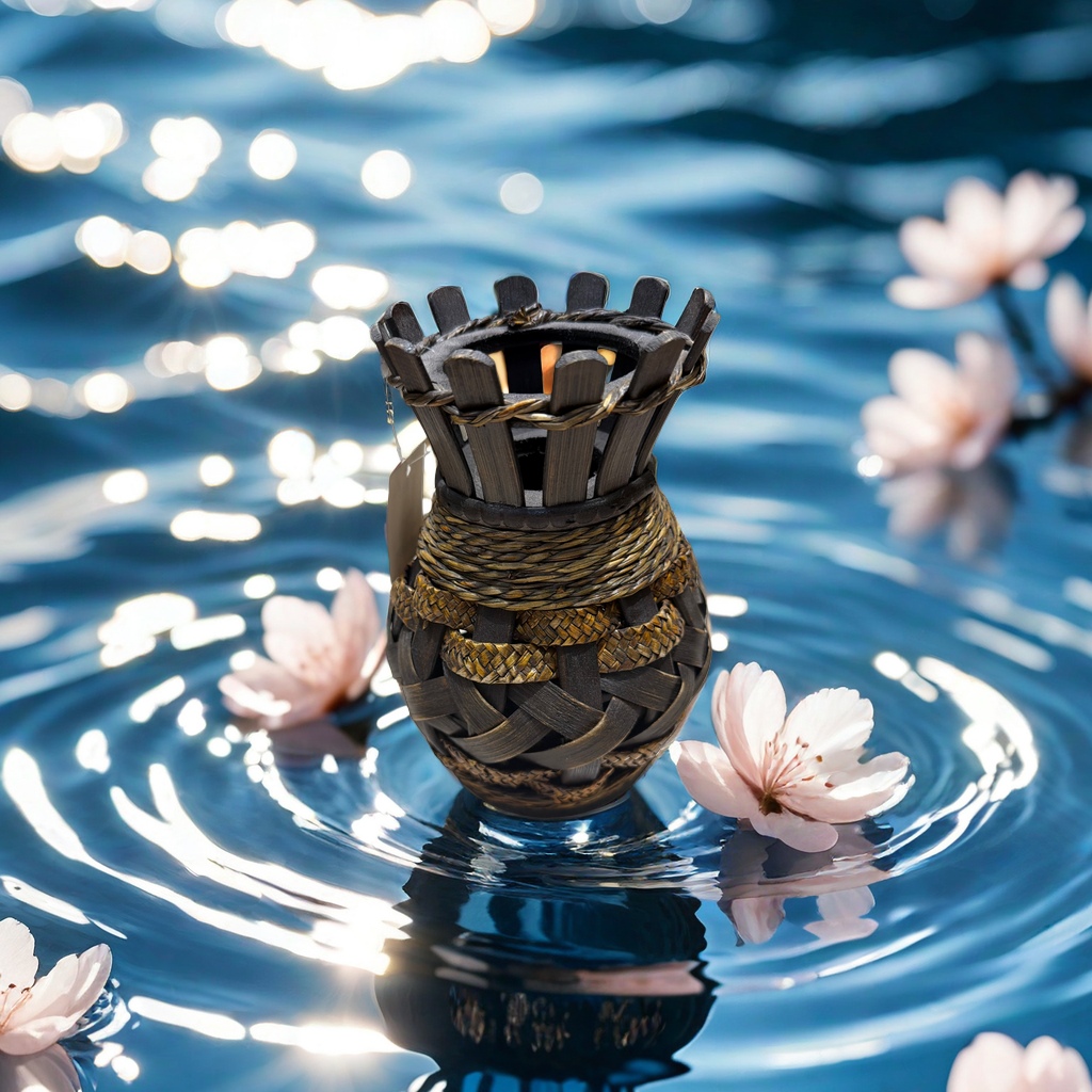 竹艺工艺品竹制花瓶简约装饰摆件客厅家居用品