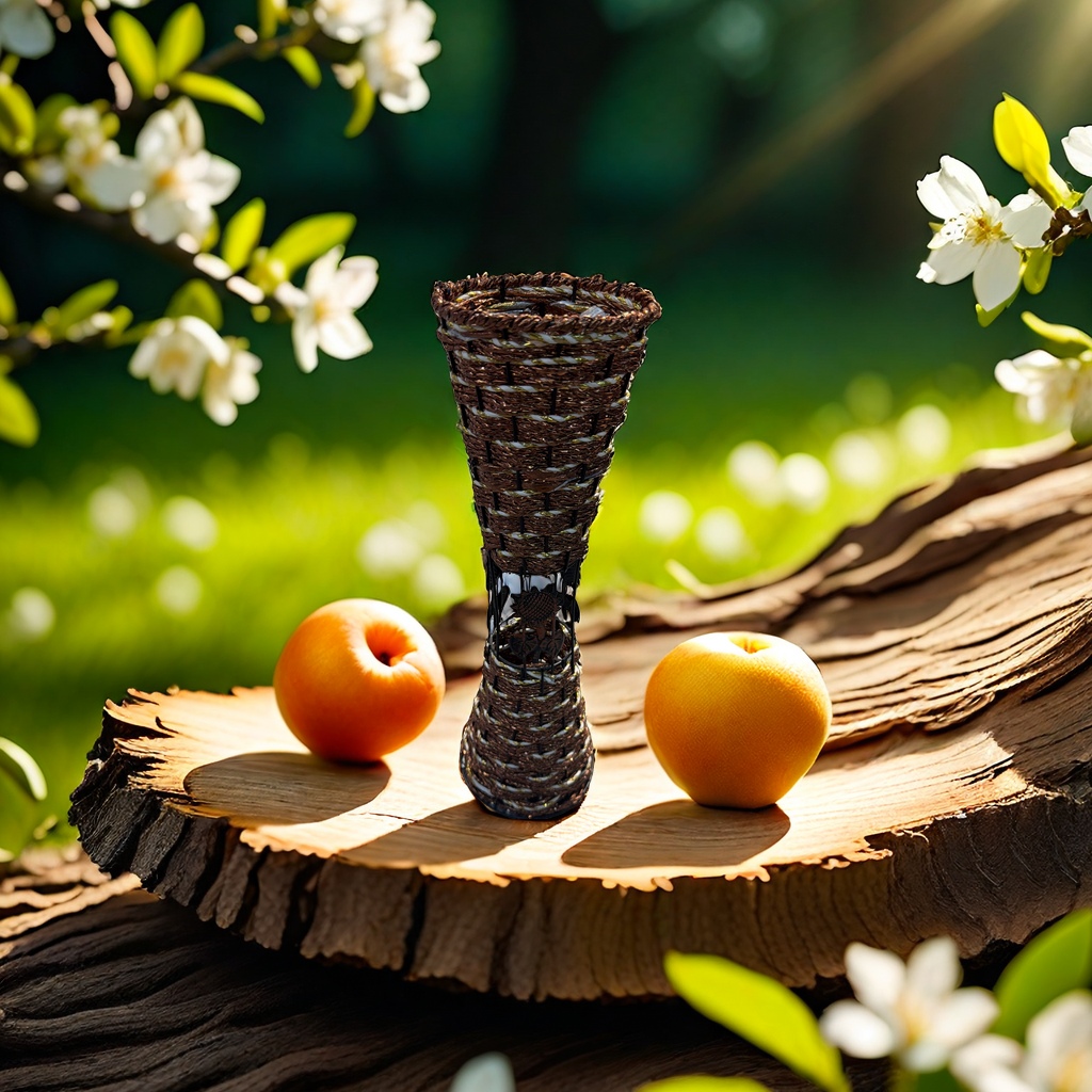 柳编花瓶工艺品简约复古家居装饰摆件