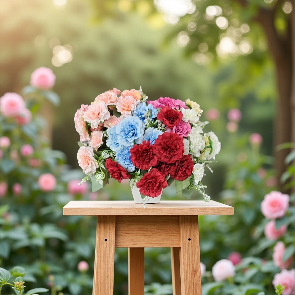 展艺辅饰e区醋酸花瓣鸡蛋花宠物绿植