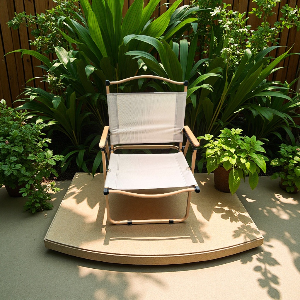 Moon Chair, outdoor folding lounge chair, outdoor folding table, 180g folding dining table Specification image