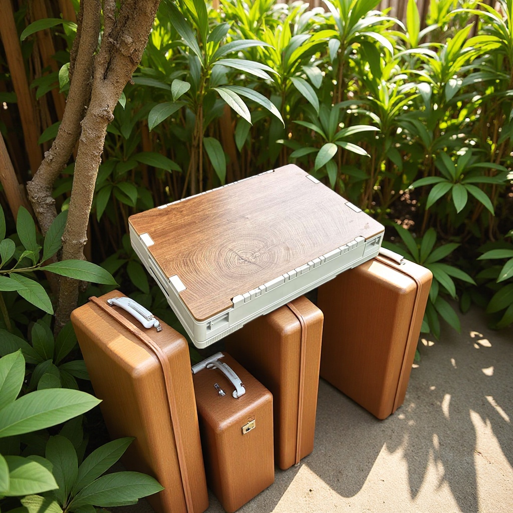 Moon Chair, outdoor foldable dining table, lounge chair, outdoor folding chair, multi-functional and portable Specification image