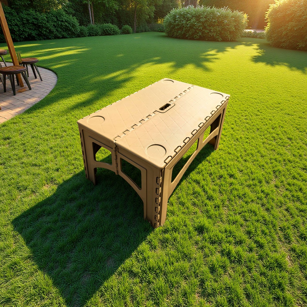 The Moon Chair, an outdoor foldable dining table and lounge chair, measures 180cm and is lightweight, portable and easy to store details Picture