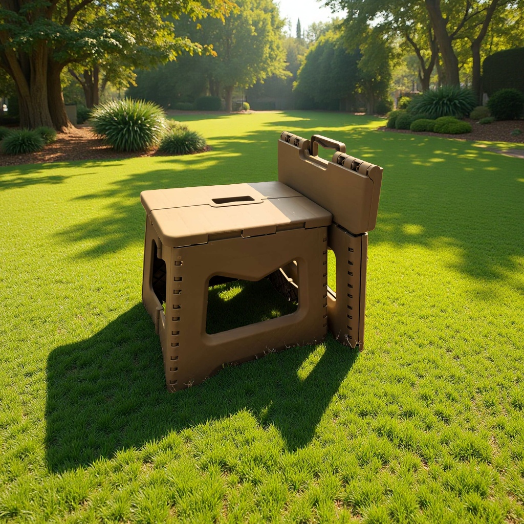 The Moon Chair, an outdoor foldable dining table and lounge chair, measures 180cm and is lightweight, portable and easy to store Application Scenario