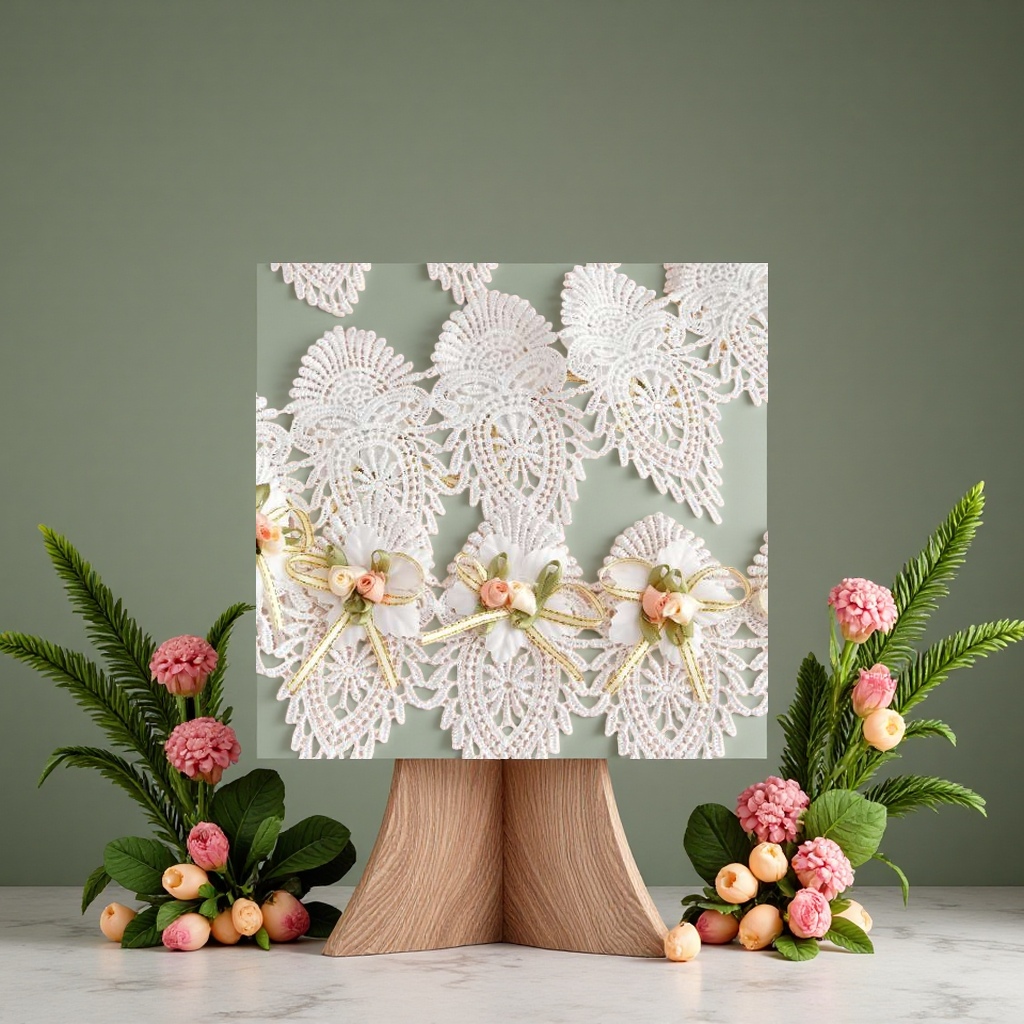 Grey lace lace, hand-beaded paper lace, 180g195714336 details Picture