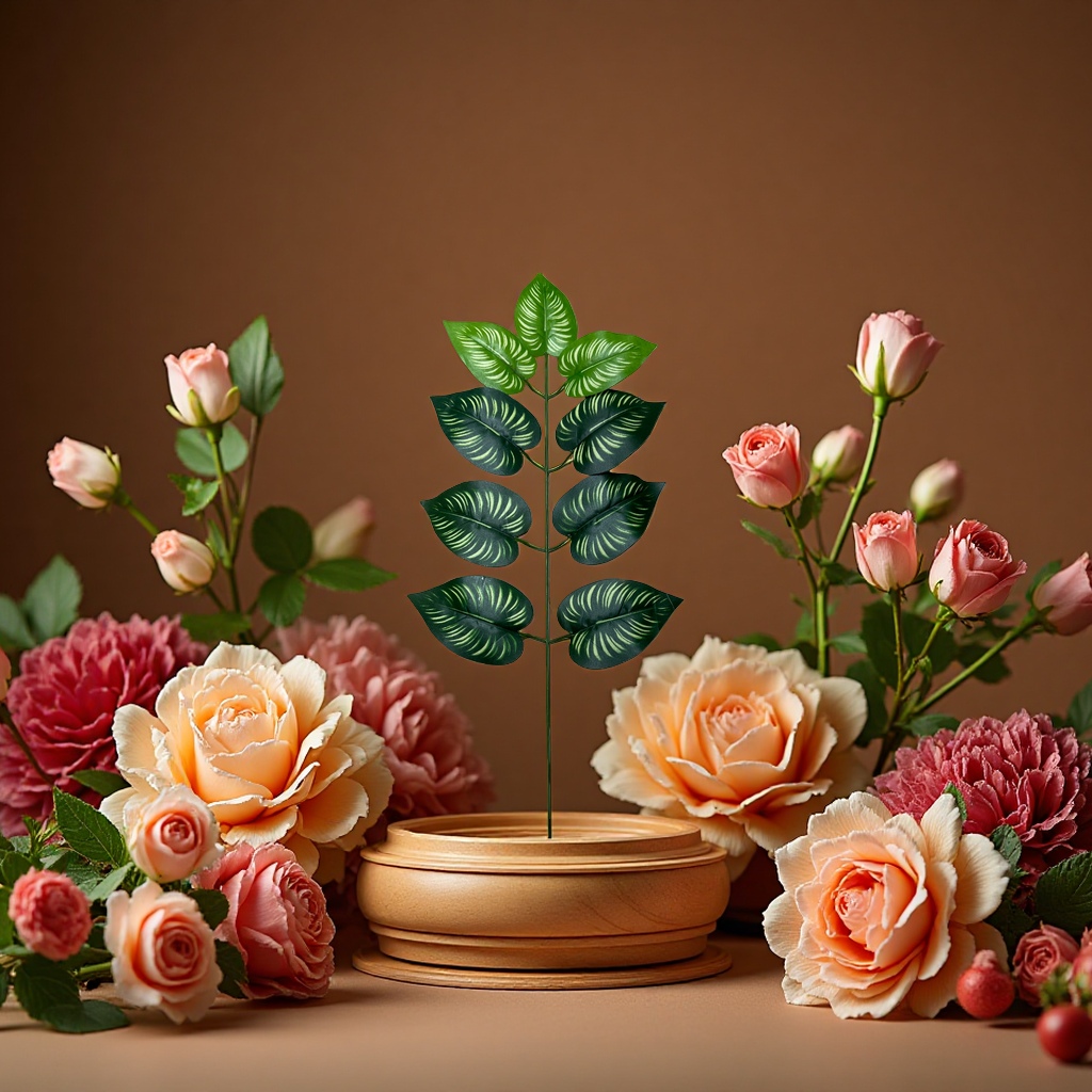 9杈叶CHF-0913盆栽植物绿植室内观赏盆栽家庭养殖产品图