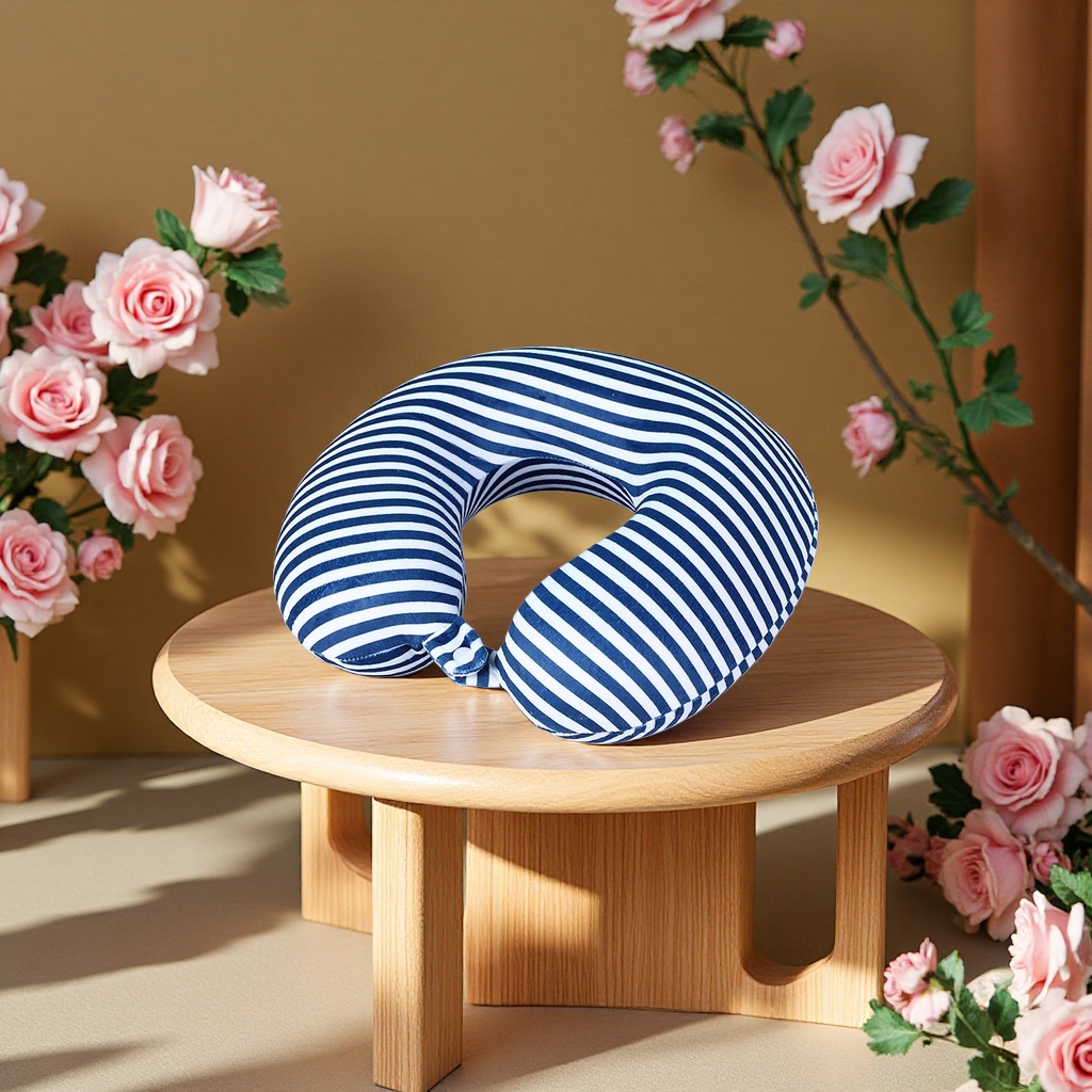 U-shaped pillow neck support, comfortable and breathable soft cushion, a perfect tool for office naps, travel and sleep