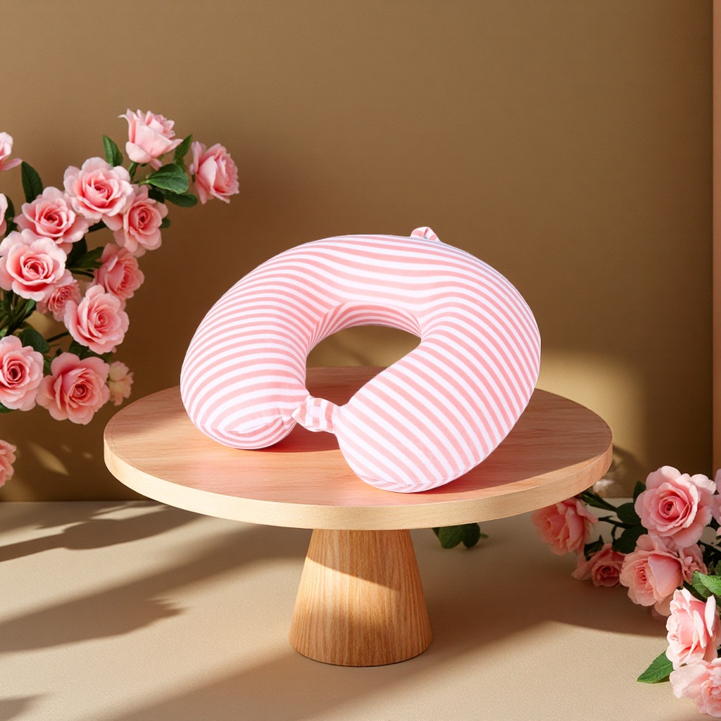 U-shaped pillow neck support, comfortable and breathable soft cushion, a perfect tool for office naps, travel and sleep details Picture
