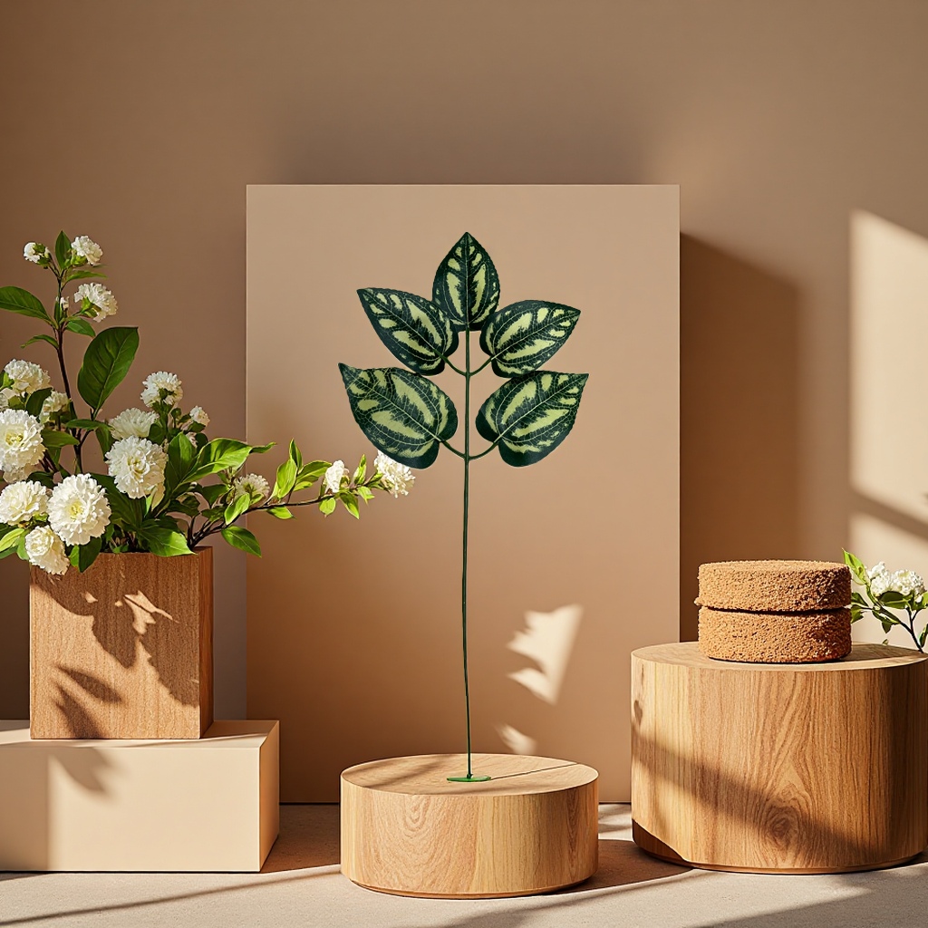 5杈叶CHF-0511盆栽植物室内绿植观赏盆栽家庭养植产品图