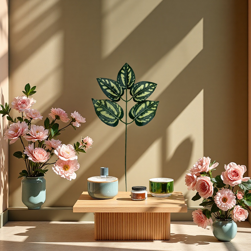 5杈叶CHF-0511盆栽植物室内绿植观赏盆栽家庭养植