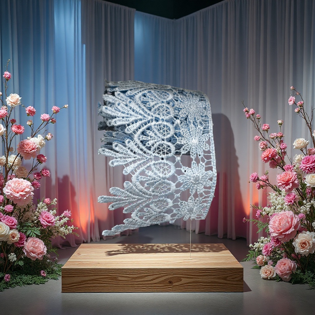 Grey lace lace, hand-beaded paper lace, 180g100214587 Specification image