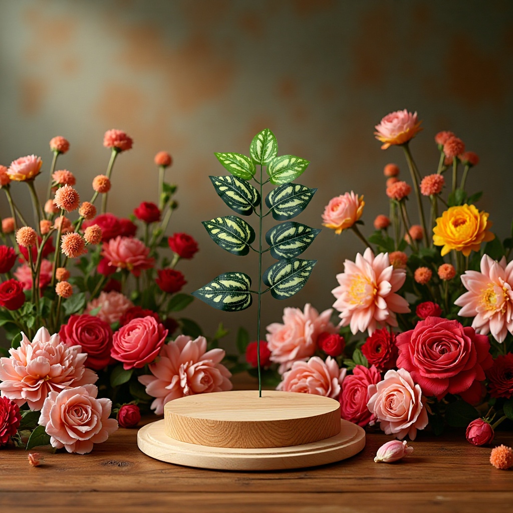 9杈叶CHF-0905盆栽植物绿植室内观赏植物家庭养殖产品图